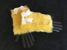 Load image into Gallery viewer, Luxury Yellow Faux Fur Cuffs