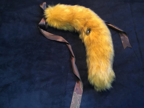 Gorgeous Gold Wolf Tail, BDSM