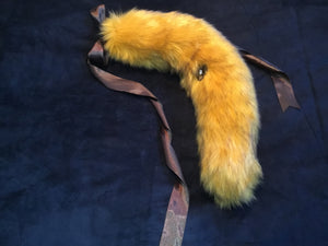 Gorgeous Gold Wolf Tail, BDSM